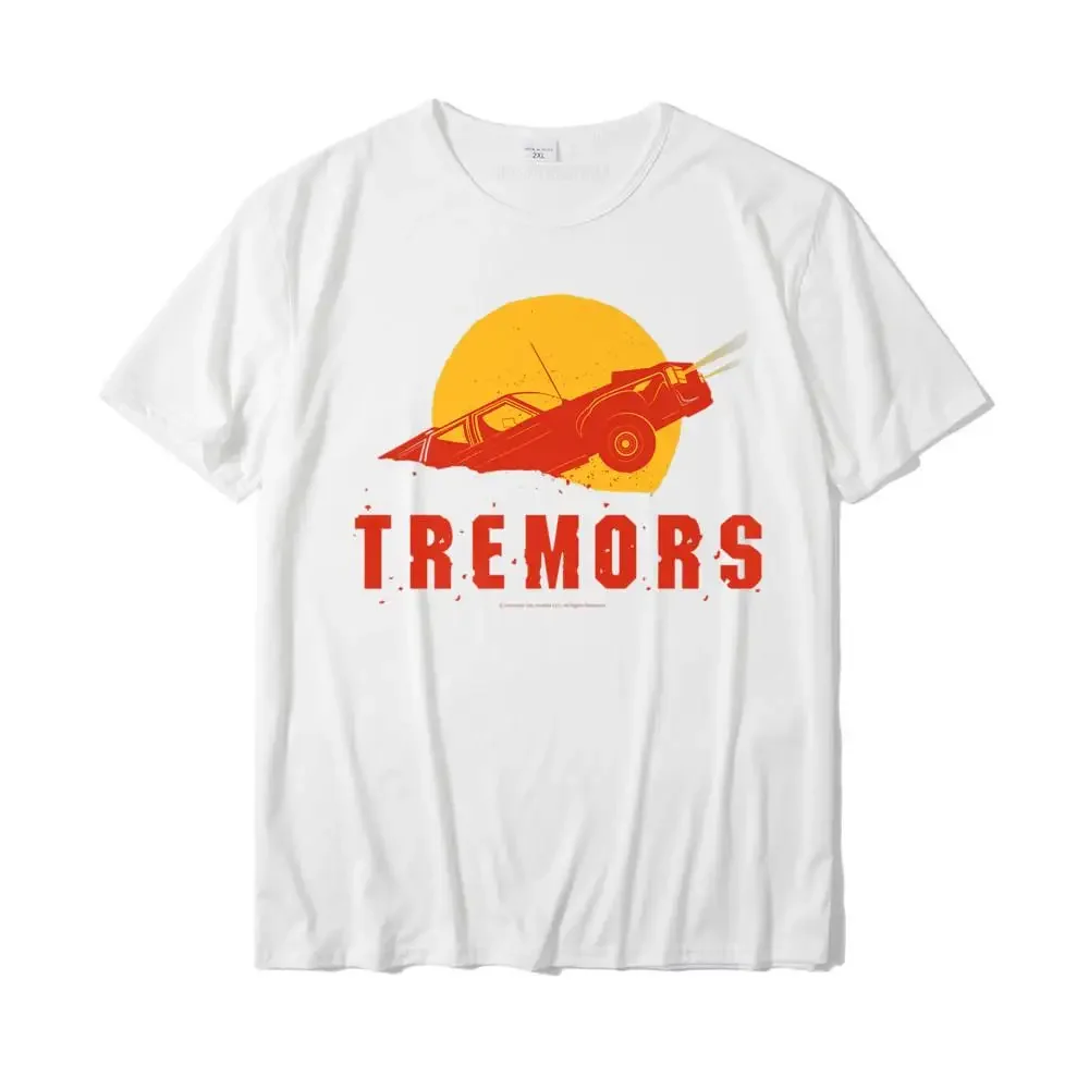 Tremors Wagon Shake Premium T-Shirt Printed On Tops Tees Cotton Men T Shirt Christmas Day Printed On Slim Fit