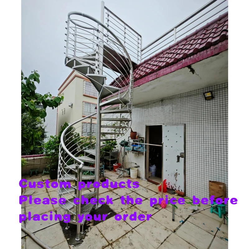 custom.Modern Stainless Steel Staircase with Wrought Railing Durable & Safe Indoor Apartment Use