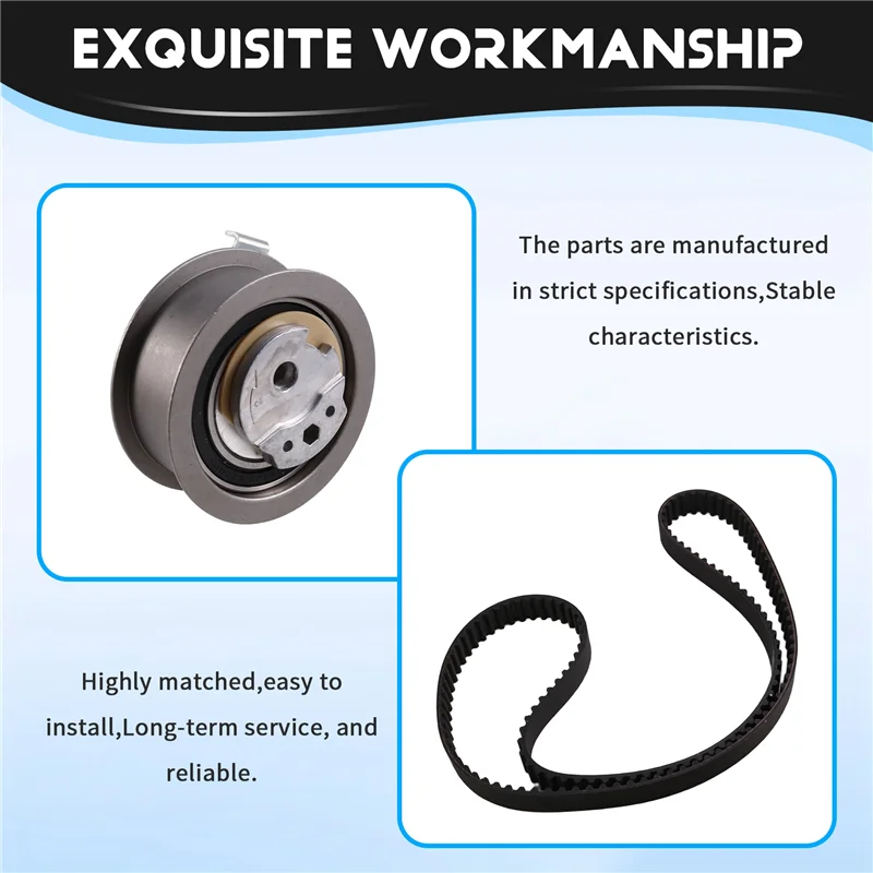 

AT92-Car Timing Repair Kit Timing Belt Timing Tensioner 1604000XED61 For Great Wall GWM POER WINGLE 7 Diesel Engine GW4D20M