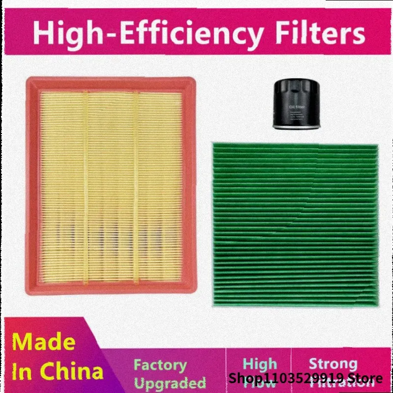 3pcs/ For Changan Yuexiang Alsvin Saloon (B511) 1.5l 1.4l/Oil Filter, Air Filter, Air Conditioner Filter/Auto Parts