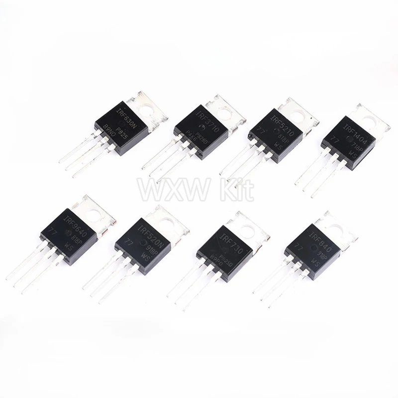 10PCS/LOT IRF3205 IRF4905 IRF630N IRF3710 IRF5210 IRF1404 IRF9640 TO220 IRF520N IRF730 IRF840 IRF9540N IRF9640 IRF4905PBF TO-220