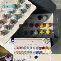 Eleanos Ice Cream 26pcs Macaron Solid Cream Gel With Color Chart Professional Painting Gel Polish For Nail Art UV Gel Lacquer