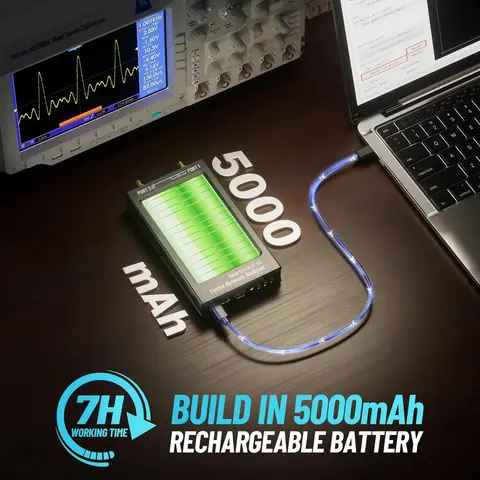 Ny uppgraderad NanoVNA-F V2 vektornätverksanalysator 4,3 tum 50 kHz-3 GHz HF VHF UHF VNA SWR-antennanalysator nano vna-nätverkstestare 10 best sales antennanalysator - №4