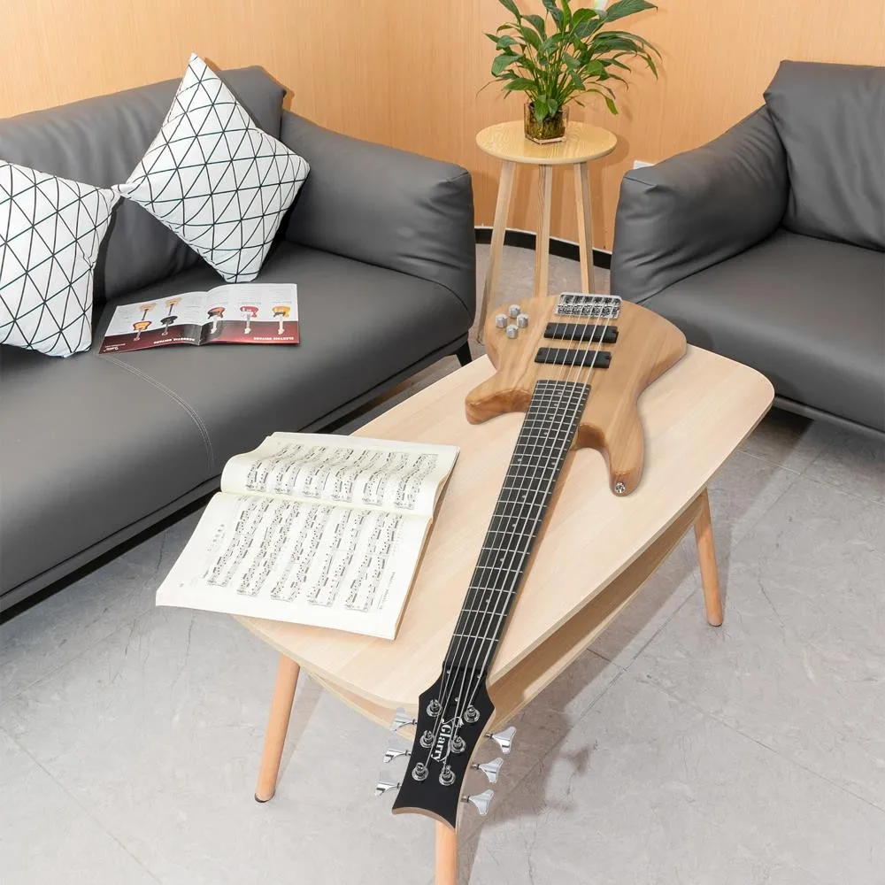 

Electric GIB Bass Guitar Basswood School Band 6 String With Bag US