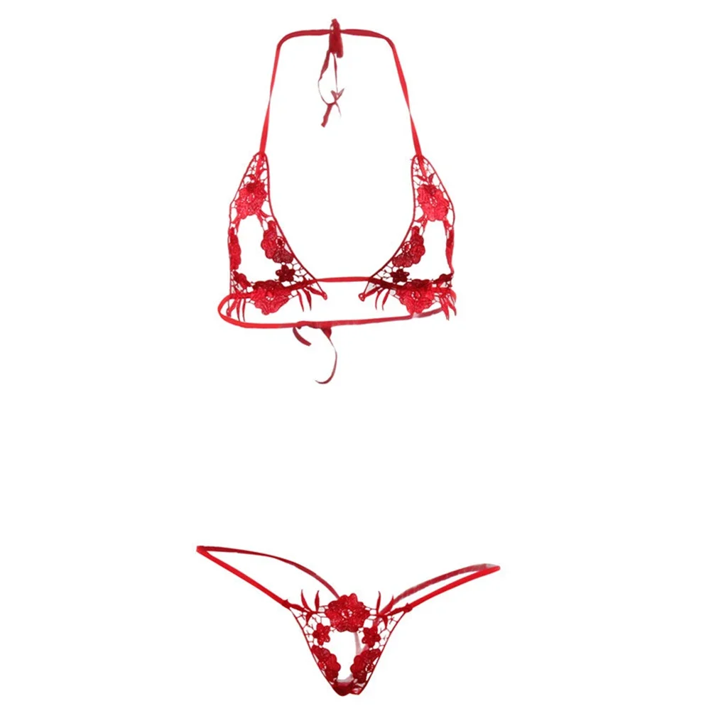 

For Club Wear Vacation Lingerie Crotchless Bra Club Events Daily Wear Brand New Flower Pattern Moderate Elasticity
