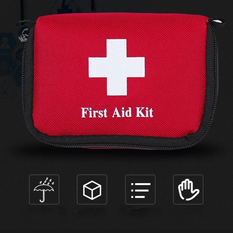 Handy Household Multi-Layer First Aid Bag Empty Outdoor Travel Portable Medicine Kit for Outdoors Car Luggage School Hiking