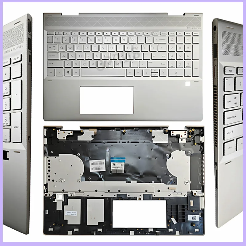

NEW For ENVY X360 15T 15-DR DS 15M-DR TPN-W142 US Laptop Keyboard Palmrest Upper Case