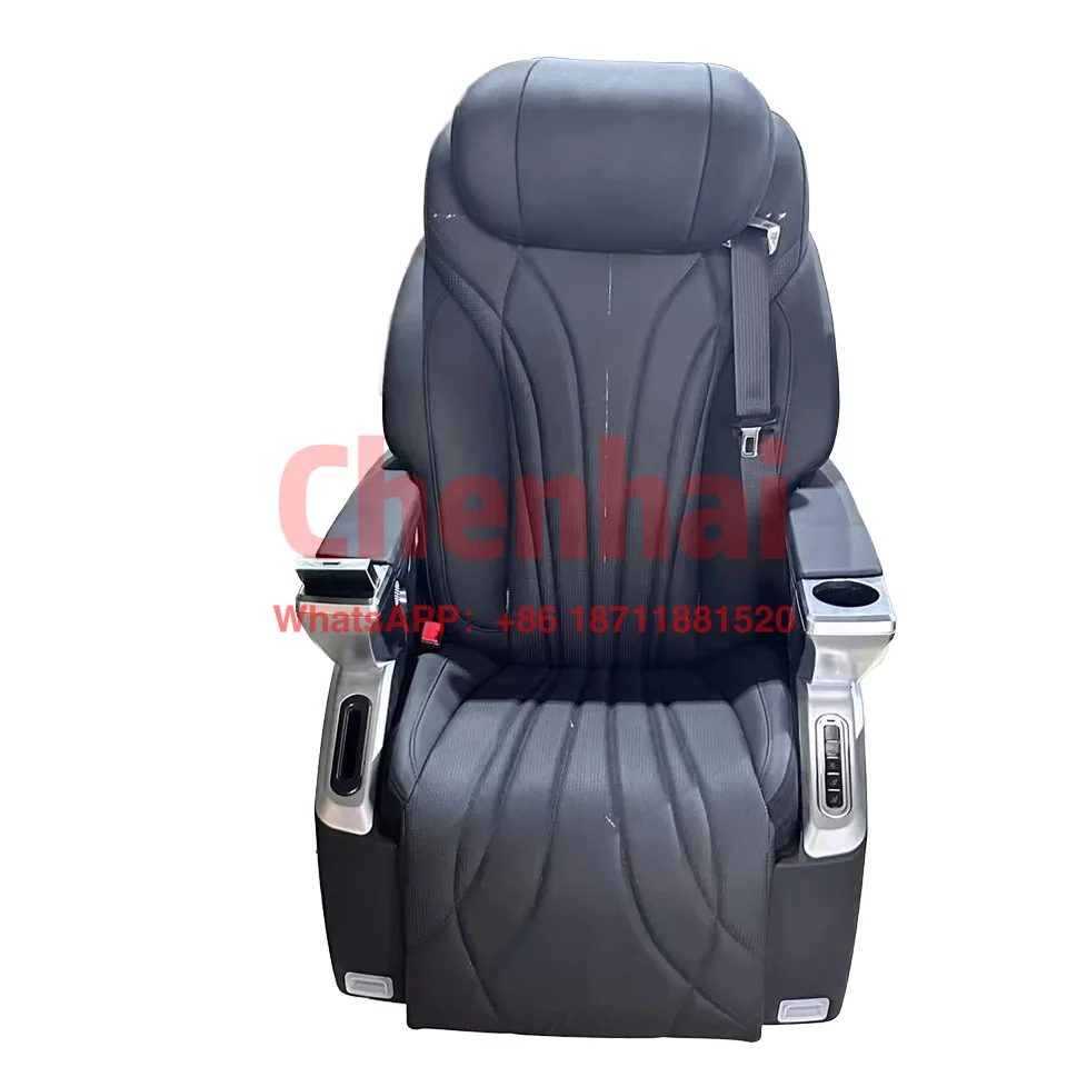 

Кожаное аэродинамическое автокресло по индивидуальному заказу для автофургона, для бизнеса и авиации, удобные функции массажного отдыха