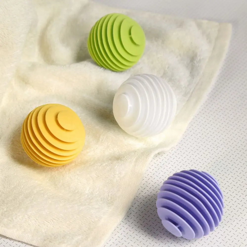 3pcs Reusable Soft Rubber Laundry Balls Anti Entanglement Colorful Laundry Protective Ball Household Washer Clothes Wash Ball