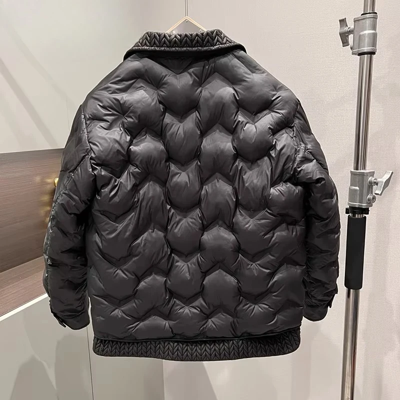 Supzoom New Arrival Top Fashion Casual Splicing Mens Winter Trendy Bread Suit Couple Cotton-padded Jackets and Coats