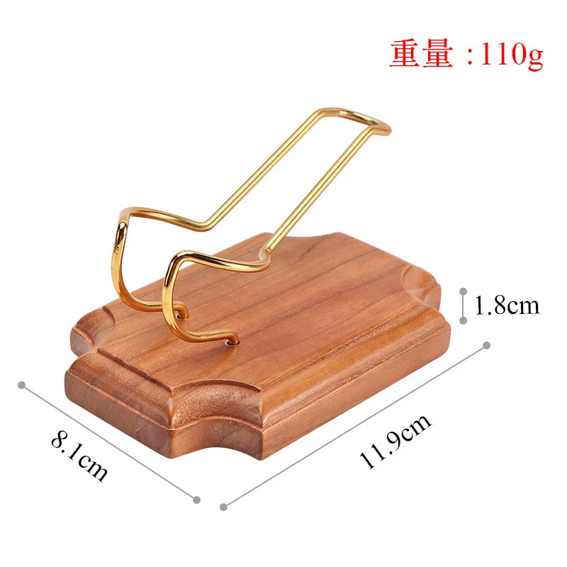 1Pc Solid Wood Multiple Smoking Tobacco Pipe Tool Stand Holder Rack Accessory