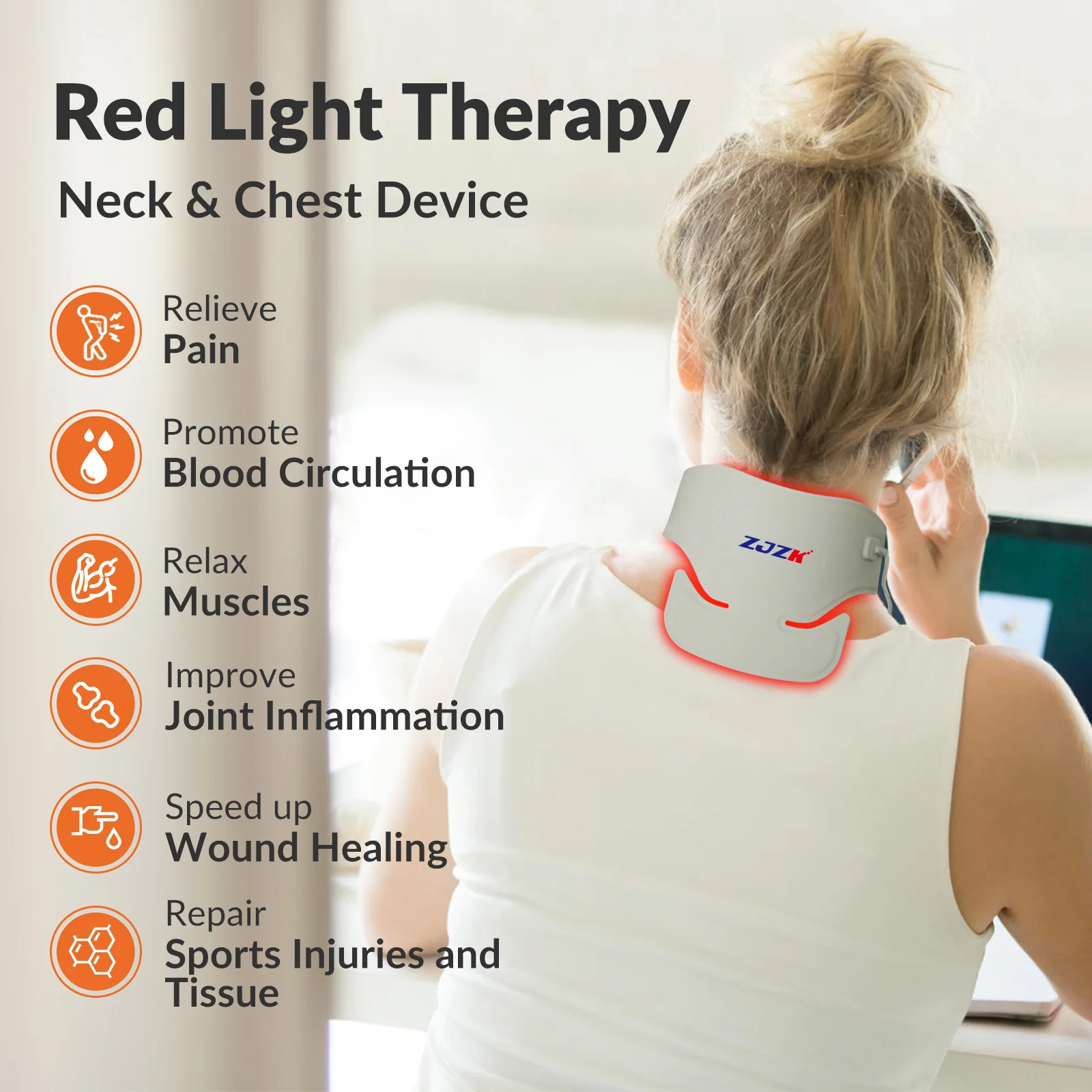 

Red Light Therapy Mat for Full Body Pain Relief Medical Grade LED Pad & Wrap Neck Shoulder Knee Deep Tissue Repair Inflammation