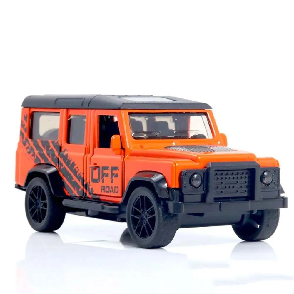 1:43 Legering Jeeps Wrangler Auto Model Simulatie Off-Road Voertuig Terugtrekken Auto Decoratie Ornamenten Collectie Speelgoed Voor Kinderen