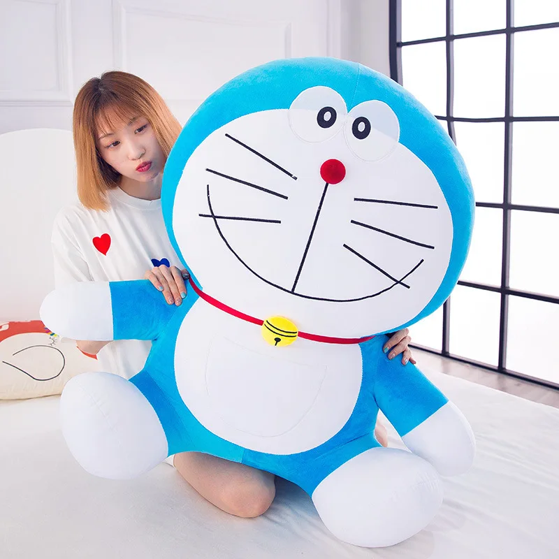 Doraemon 70cm Kawaii Plush Toy Stand By Me Cute Stuffed Plushie Doll Cartoon Cat Animal Sofa Bed Pillow Toy Christmas Gifts Toys