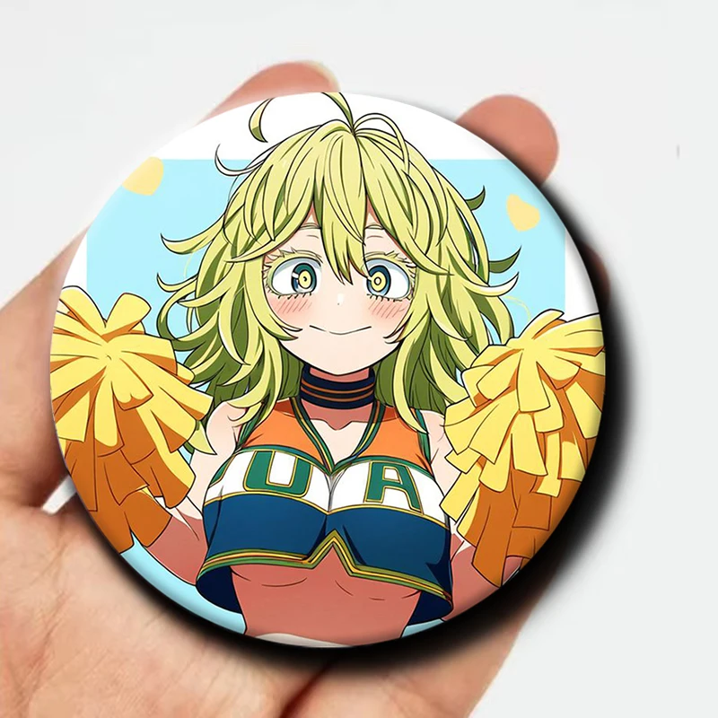 58mm Cartoon Character Toru Hagakure Soft Button Pin Hero Anime Brooch Creative Badge for Backpack