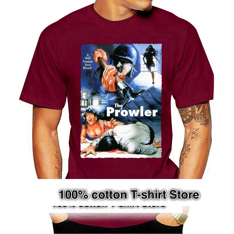 The Prowler T Shirt Graphite Poster Homme T Shirt Japanese Streetwear Tshirt Sexy Girl T Shirt Black And White