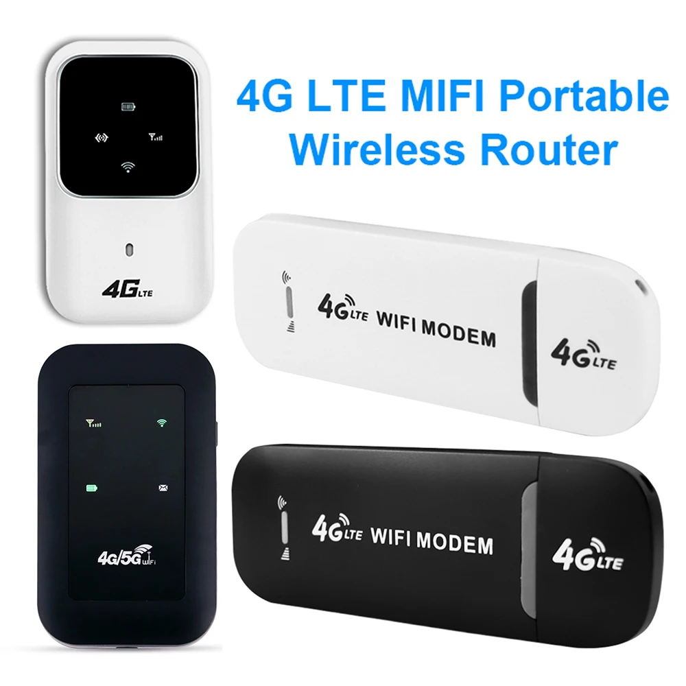 4G Wireless LTE WiFi Router Amplifier 150Mbps 3G/4G SIM Card Slot Network Expander Mobile Hotspot Wireless Wifi Modem Router