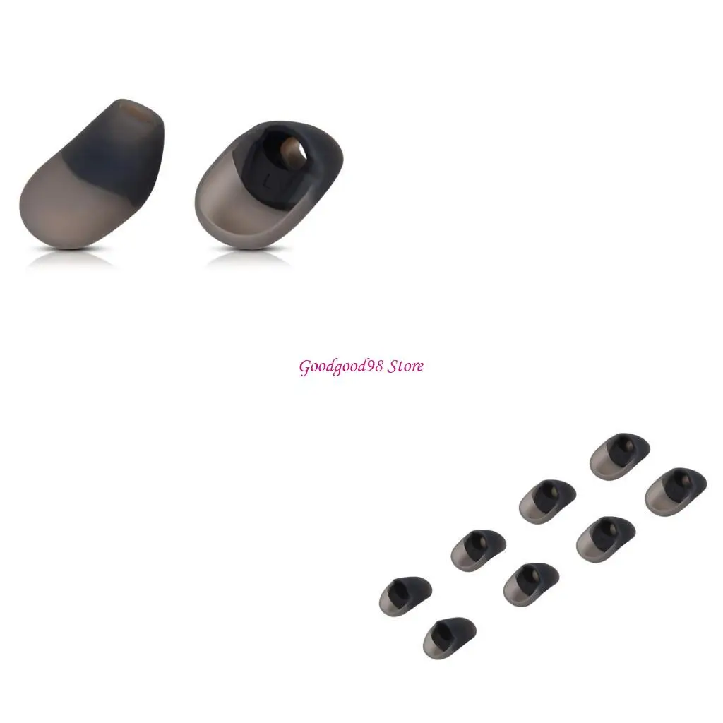 

1Set Ear Tips for Hyper Cloud2 Earbuds Earbuds Soft Ear Caps Translucent