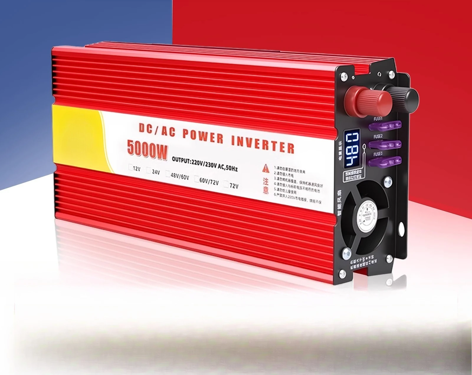 

Battery car special inverter 48v60v72v to 220v universal high-power household car battery converter