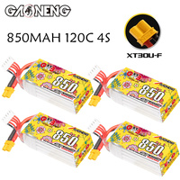 GNB 4S1P 15.2V 850mAh 120C Lipo Battery For FPV Racing Drone RC Quadcopter Helicopter Parts Light Weight XT30 Plug 15.2V Battery