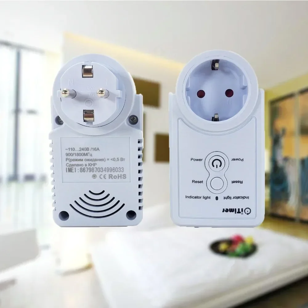 V106 10A EU GSM Power Socket รีโมทคอนโทรลสวิตช์ซ็อกเก็ต Outlet SMS Home Automation รัสเซีย