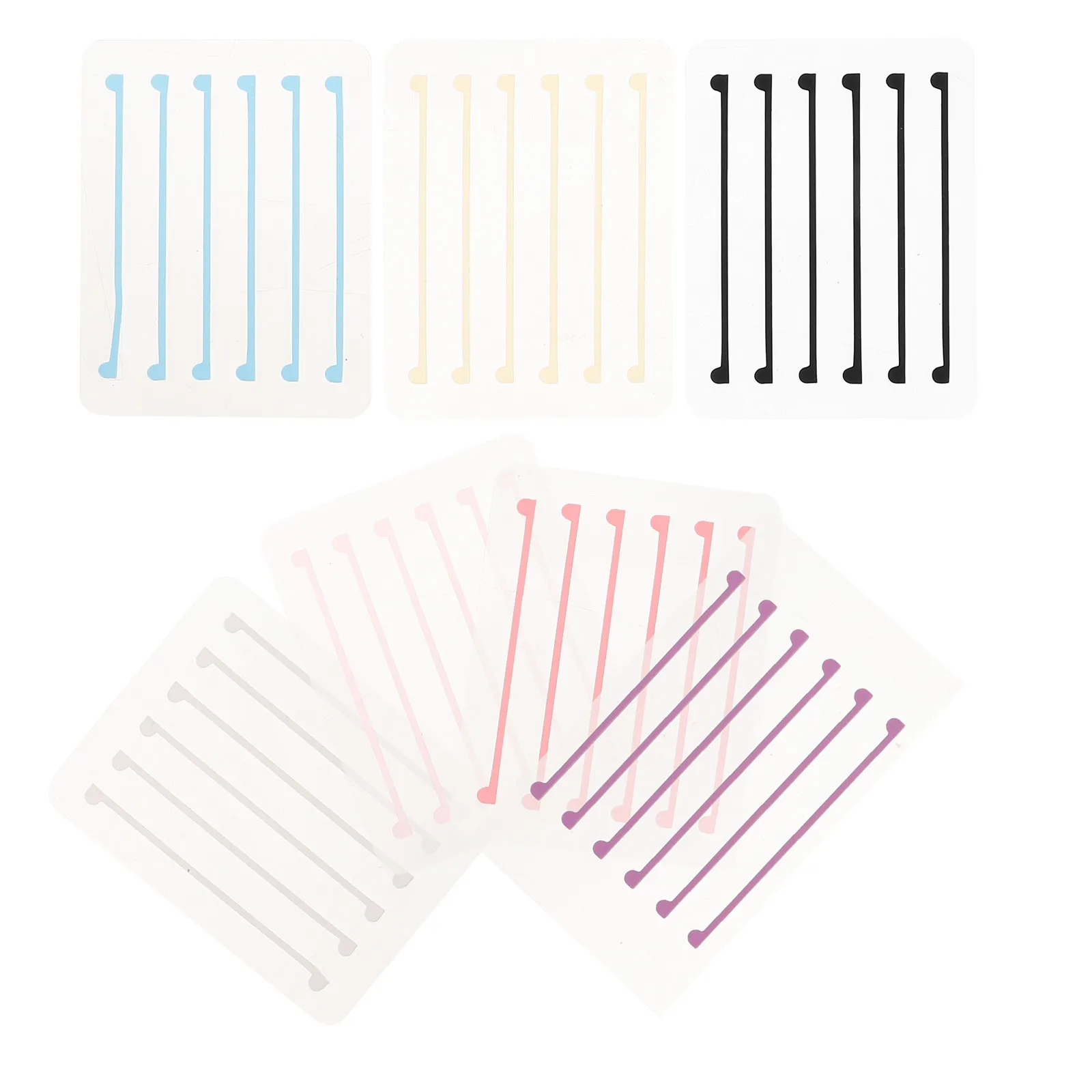 Silicone Eyelash Lift Pads Lash Lift Shields Reusable Vibrant Colored Eyelash Perm Pads for Lash Extension Lifting Salon