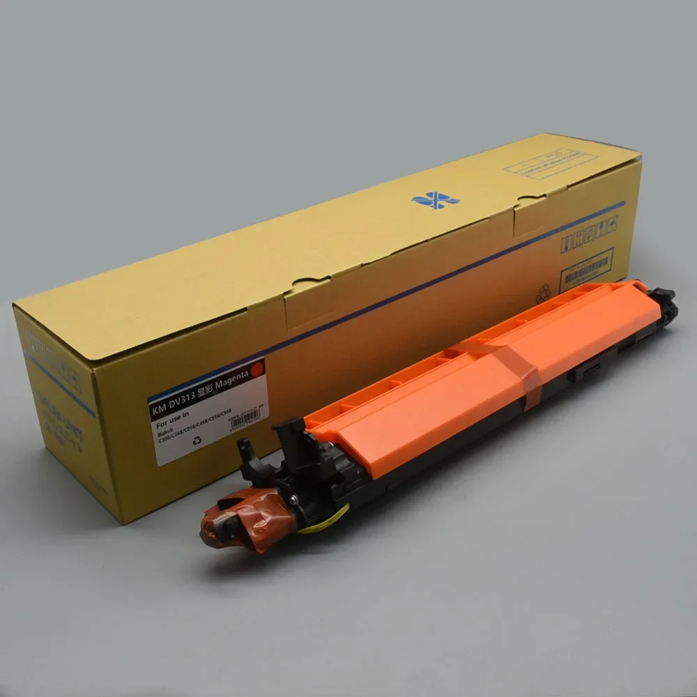 وحدة مطور DV313 لكونيكا مينولتا Bizhub C258 C308 C368 C458 C558 C658 مجموعة طبلة ناسخة متوافقة مع المطور الفارغ 90% جديد