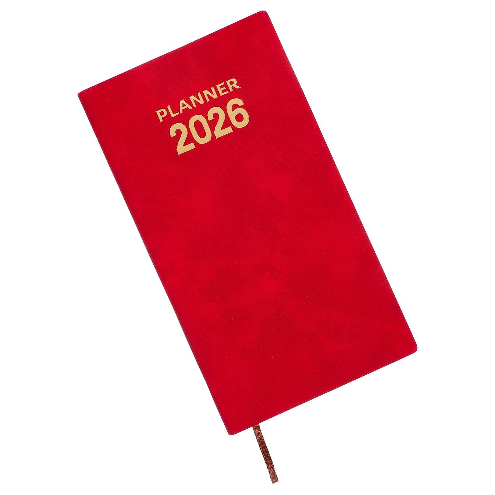 

2026 A6 Weekly Journal Pocket Daily Planner Notebook Faux Cover Sturdy Binding Thick Paper Schedule Memo Book Gift