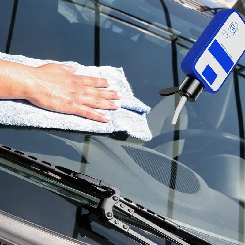 Limpiador de película de aceite para coche, 120ML, removedor de aceite de esmalte de vidrio automático, eliminador de suciedad de vidrio, seguridad a largo plazo para elimina ceras y excrementos de aves