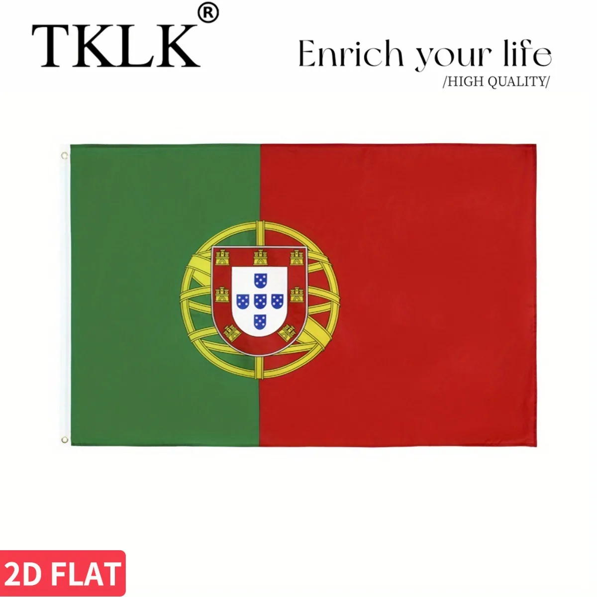 علم البرتغال ، 60x90 سنتيمتر 90x150 سنتيمتر 2x3FT 3X5Ft لافتة علم الدولة المتينة ، بوليستر ممتاز لون نابض بالحياة #4