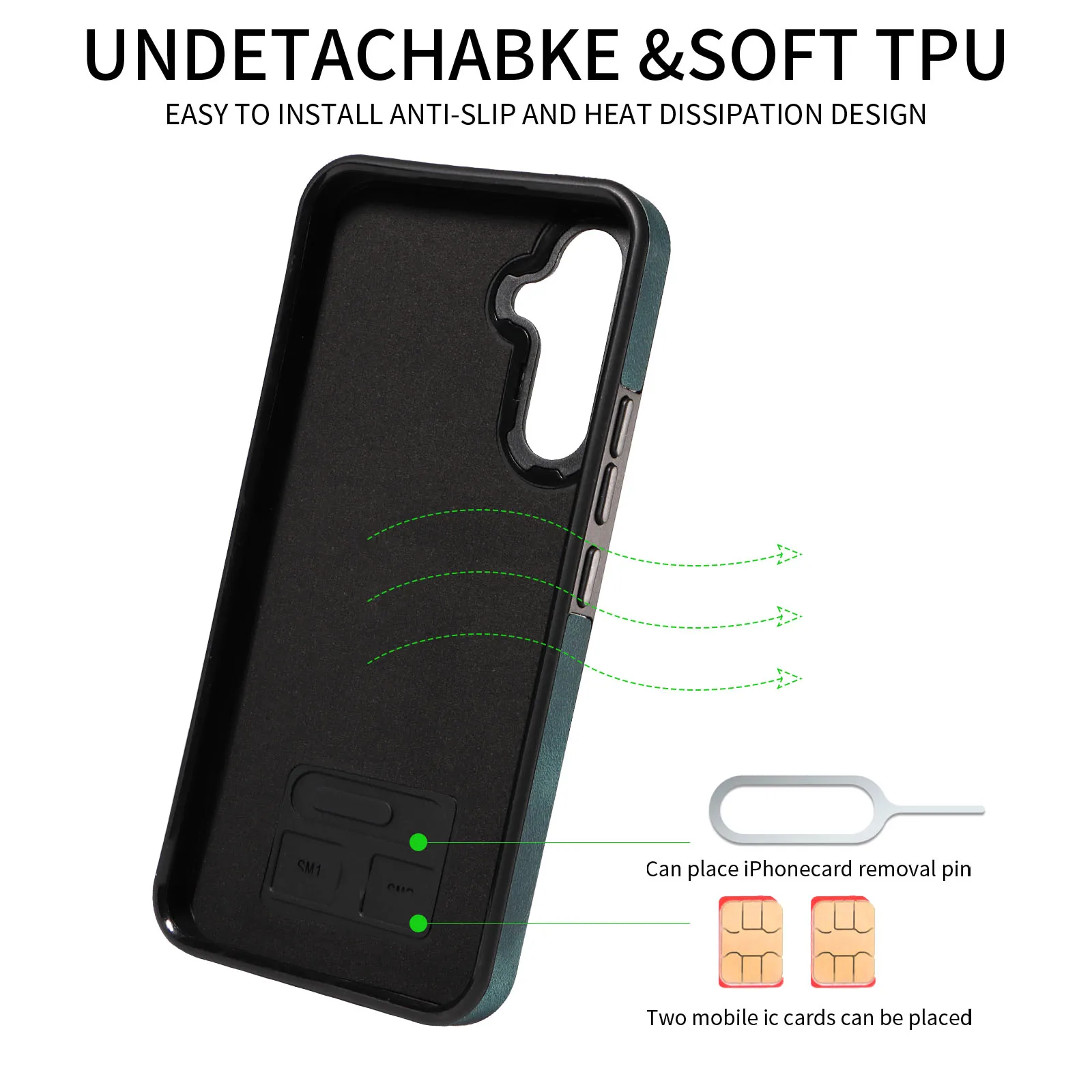 محفظة الجلد يشعر مكافحة قطرة رفع حلقة أغطية جلد قضية الهاتف لسامسونج غالاكسي A 42 43 51 53 54 72 73 91 #5