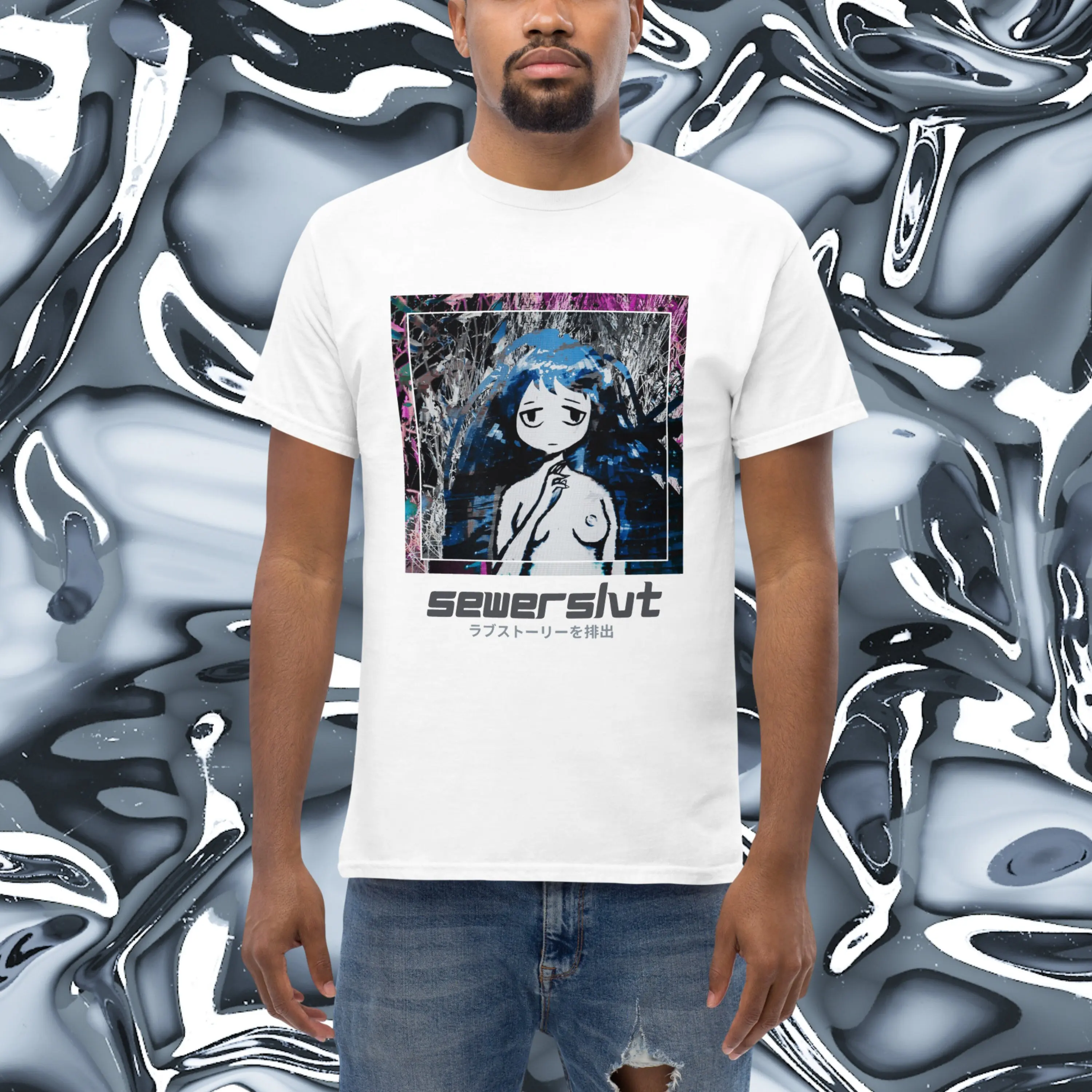 SEWERSLVT DNB Music Artist Album T Shirt Glitchcore