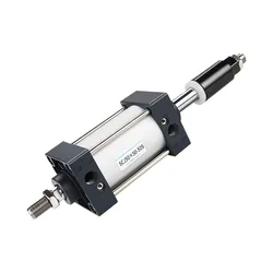 SCJ Adjustable Stroke Standard Pneumatic Cylinder 32/40/50/63/80/100/125mm Bore Big Thrust Piston 25/50/75/100/200/500mm Stroke