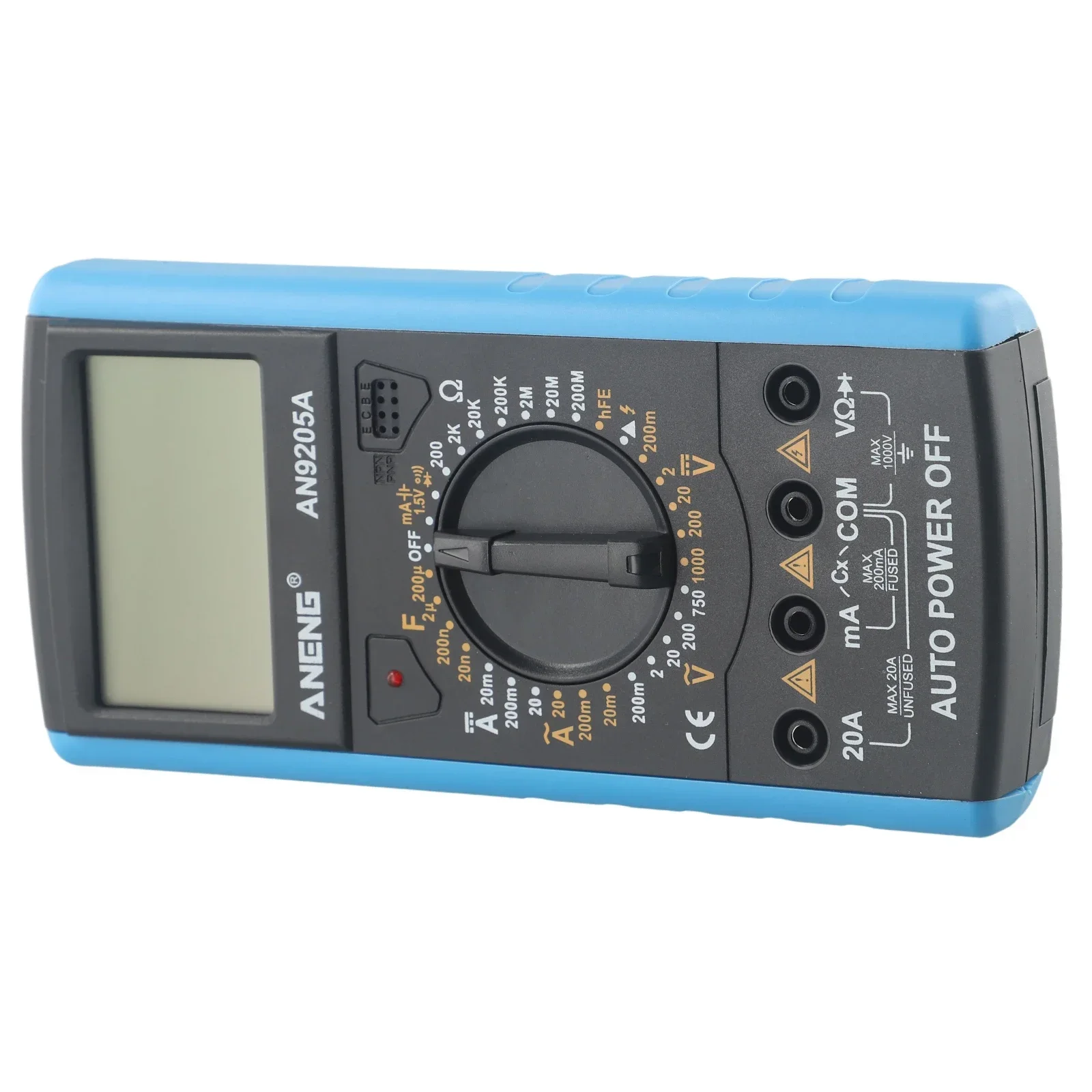 AN9205A Digital Multimeter Multifunctional Electrician Voltage Ammeter 1999Count  0-1000V LCD Screen Multimeter Measuring Tool