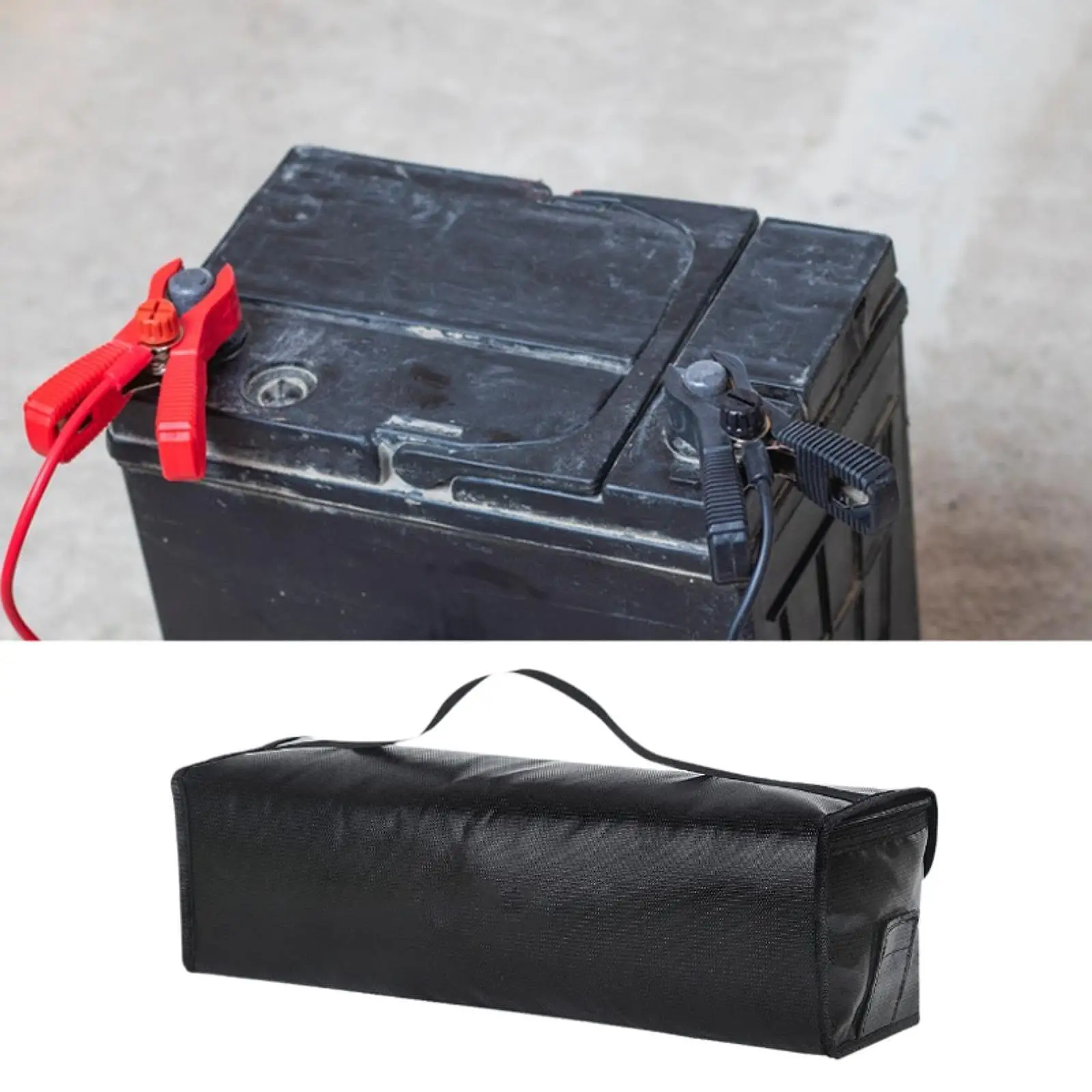 Electric Bike Battery Bag Lipo Battery Pouch High Temperature Resistant Transporting Pouch Lipo Safe Tote Bag - view 5
