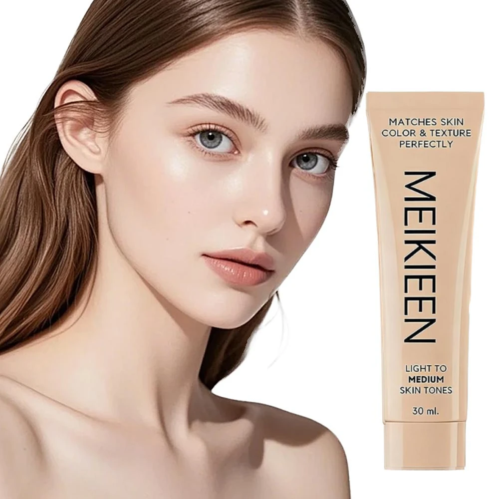 Base de Maquillaje Líquida con Cambio de Color Térmico, Mate, Control de Grasa, Corrector Inteligente con Adaptación de Tono, Base de Maquillaje para un Tono de Piel Perfecto
