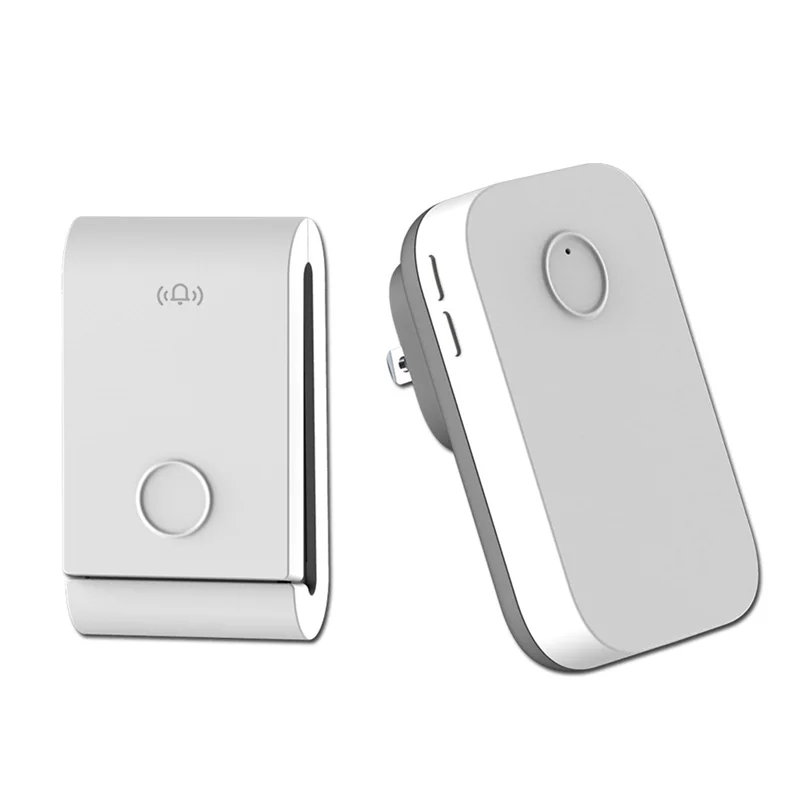 A45U 433 Mhz Self-Generating Wireless Doorbell 38 Ringtones Dingdong Doorbell Elderly Pager For Smart Home