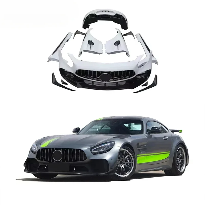 SW Carbon Fiber GTR PRO Style Bodykit For Mercedes-Benz AMG GT GTC GTS Front Bumper Fender Rear Bumper Performance Kit