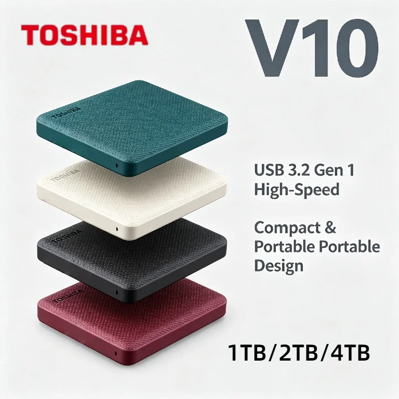 Toshiba Canvio Advanced V10 2.5 Inch 1TB 2TB 4TB USB 3.0 External Hard Drive Portable Mobile Disk for Computer Pro