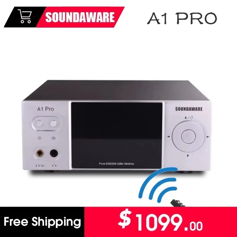 Soundaware A1pro Digital Audio Master Band Музыкальный плеер Высококачественные наушники с декодированием без потерь Универсальная машина Roon Airplay