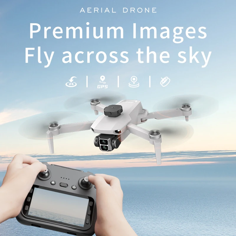 

Drone, GPS Brushless Folding Professional HD Aerial Photography 4.9-inch LCD Large Color Screen 360° Obstacle Avoidance 5G Long