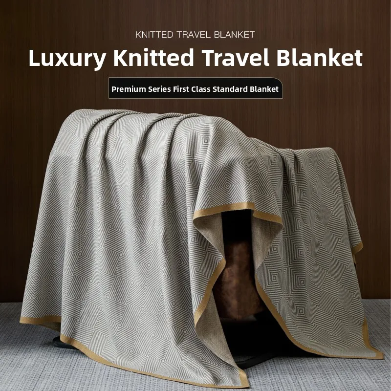 

Одеяло для офиса и путешествий Airline Sle 2025: Новое универсальное одеяло для дивана и кондиционера, всесезонное, шерстяное