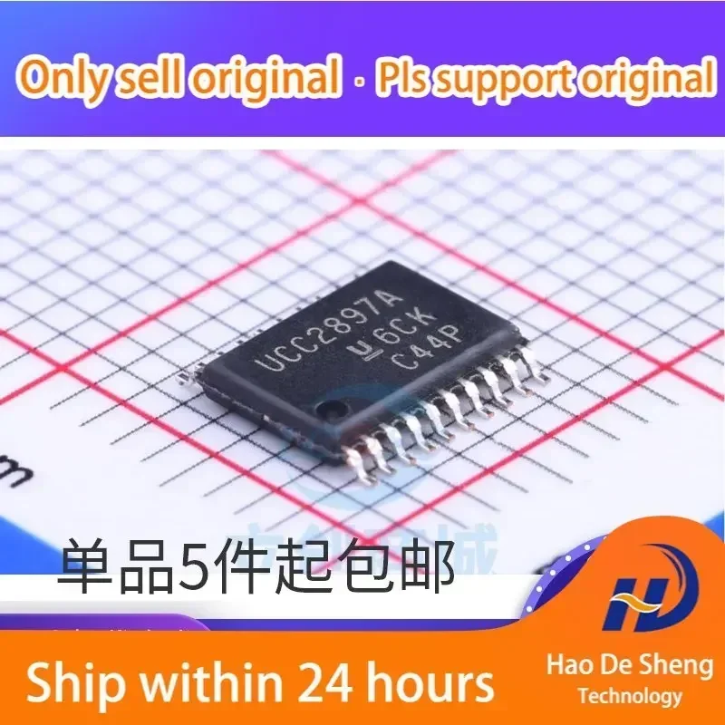 

10 шт./лот UCC2897A UCC2897APWR TSSOP-20 DC-DC контроллер переключения напряжения, новый, оригинальный, в наличии