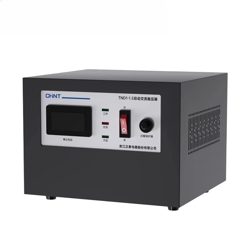 

Chint single-phase AC voltage regulator 220v automatic household stabilizer voltage regulating air conditioner high-power power