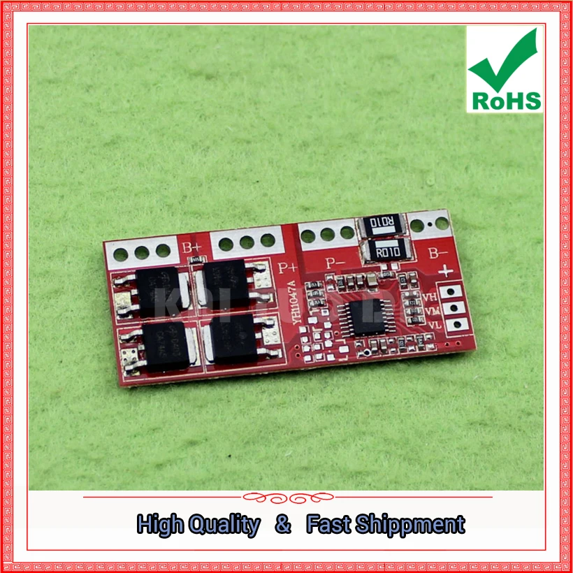 High Current Module 4 Series Lithium Battery Protection Board No Activation Automatic Recovery 14.8V 16.8V 30A