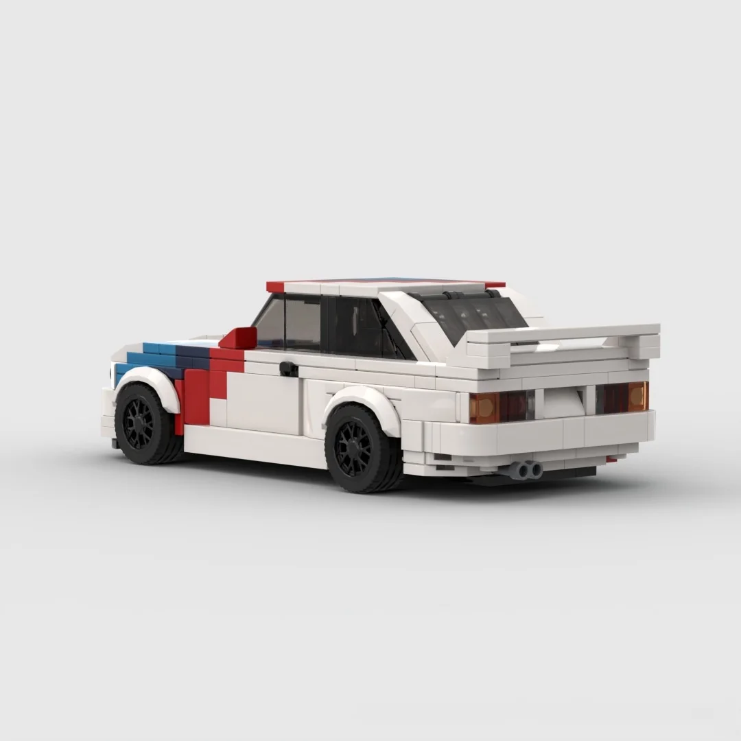 Bouwstenen modelauto, snelheidsserie, E30 M3 racewagen, voor jongensgeschenken, geschenken, woondecoratie, ornamenten, kinderspeelgoed