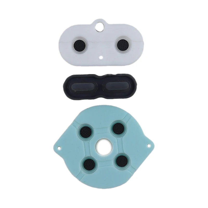 YuXi-Silicone Borracha condutora Pad, Adhesive Botões de substituição, Key Pads, Controlador Mat, apto para Gameboy, 1Set