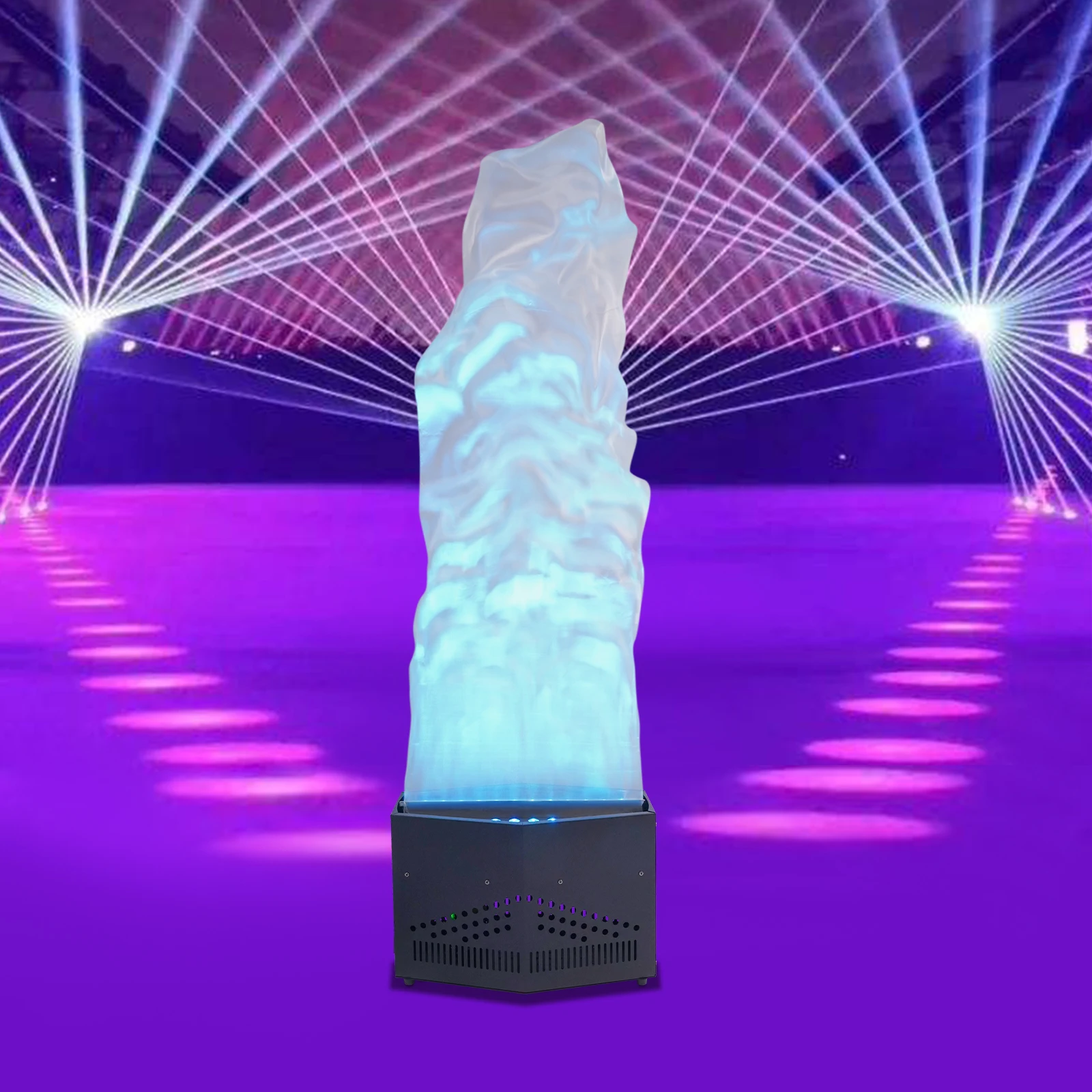 1.5 M/1.8 M Nep Vuur Vlam Licht Kunstmatige Gesimuleerde Vuur Sfeer Lamp voor Podium DJ Party Nachtclub kampvuur Party 24 LED