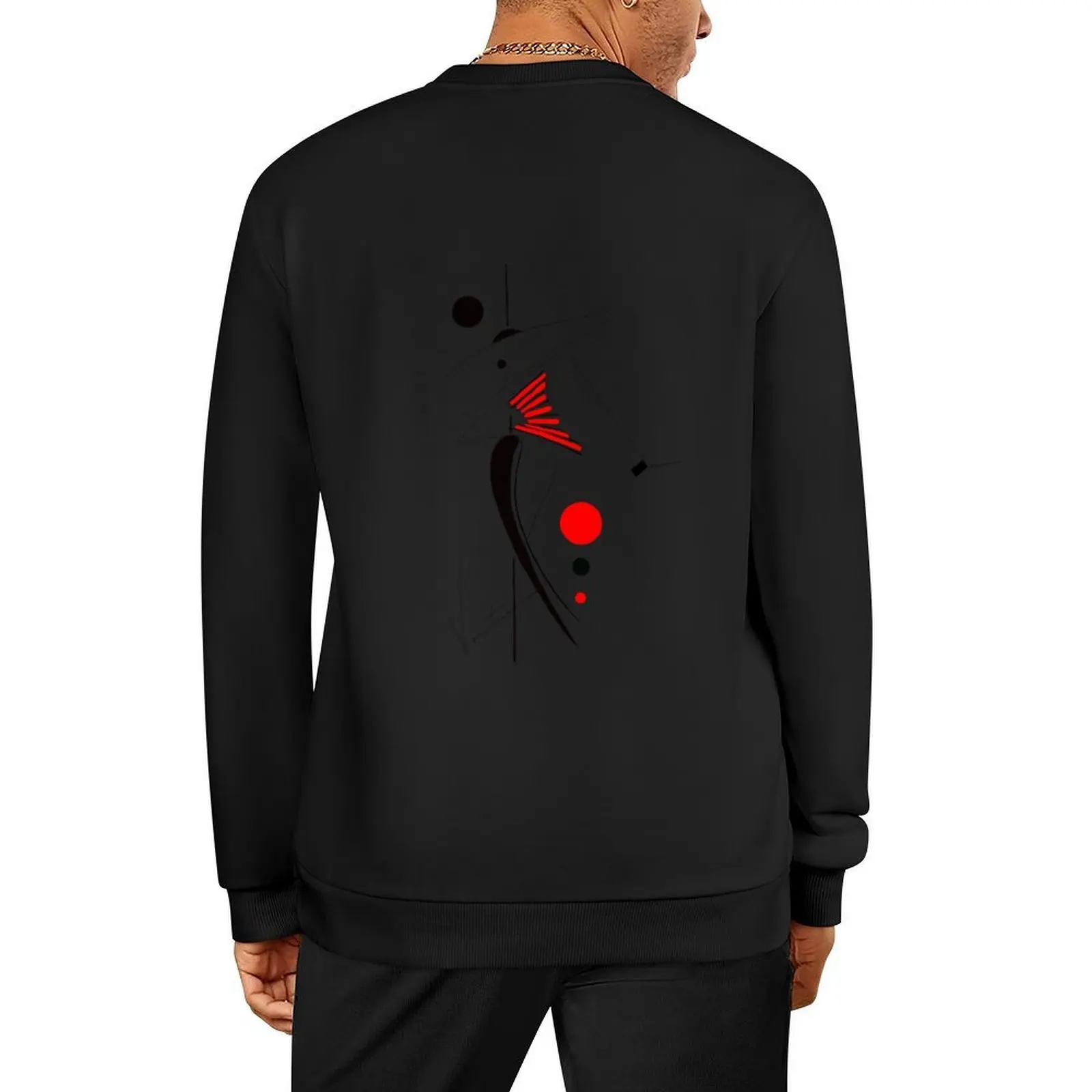 

Red Abstract Girl Pullover korean autumn clothes tracksuits winter clothes men's clothes men's sweatshirt