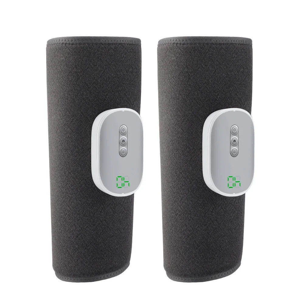 

4-режимная электрическая 360° ° Массажер для икр под давлением воздуха, беспроводной массаж ног, подушка безопасности, сжатие, расслабление мышц икры ног, снимает усталость